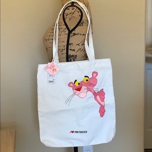 New Miniso Pink Panther Canvas Bag